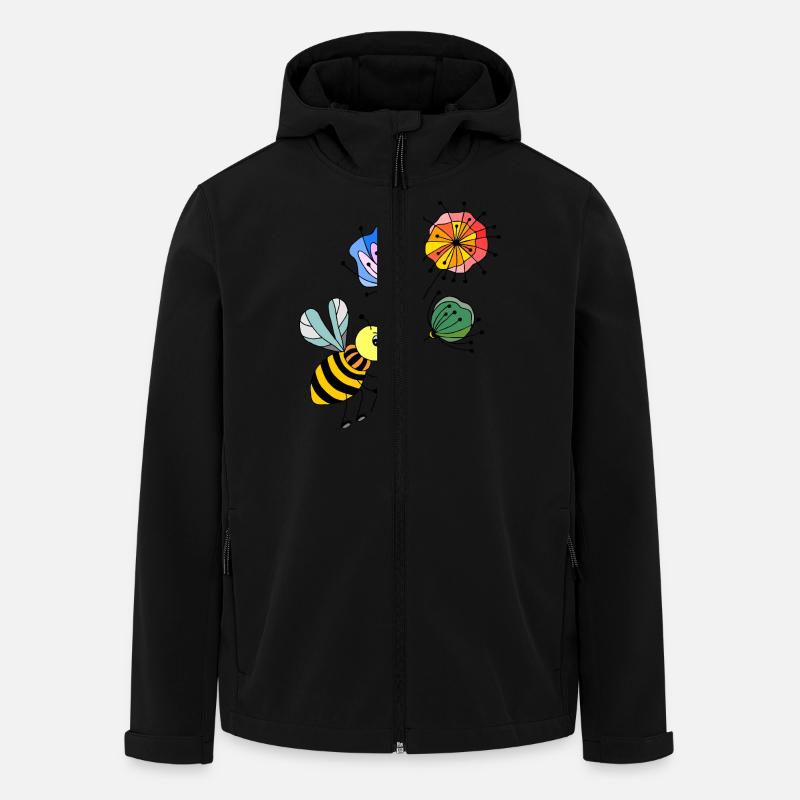 insect - Men’s Recycled Softshell Jacket by Stanley/Stella - black