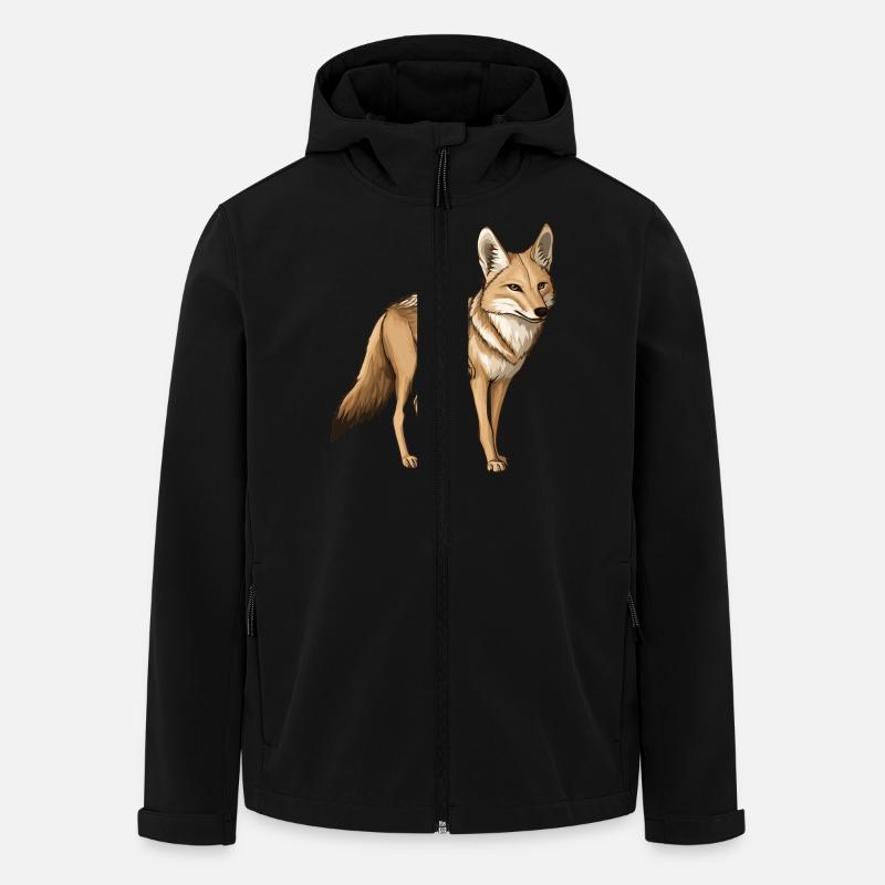 Schakal - Recycelte Männer Softshell-Jacke von Stanley/Stella - Schwarz