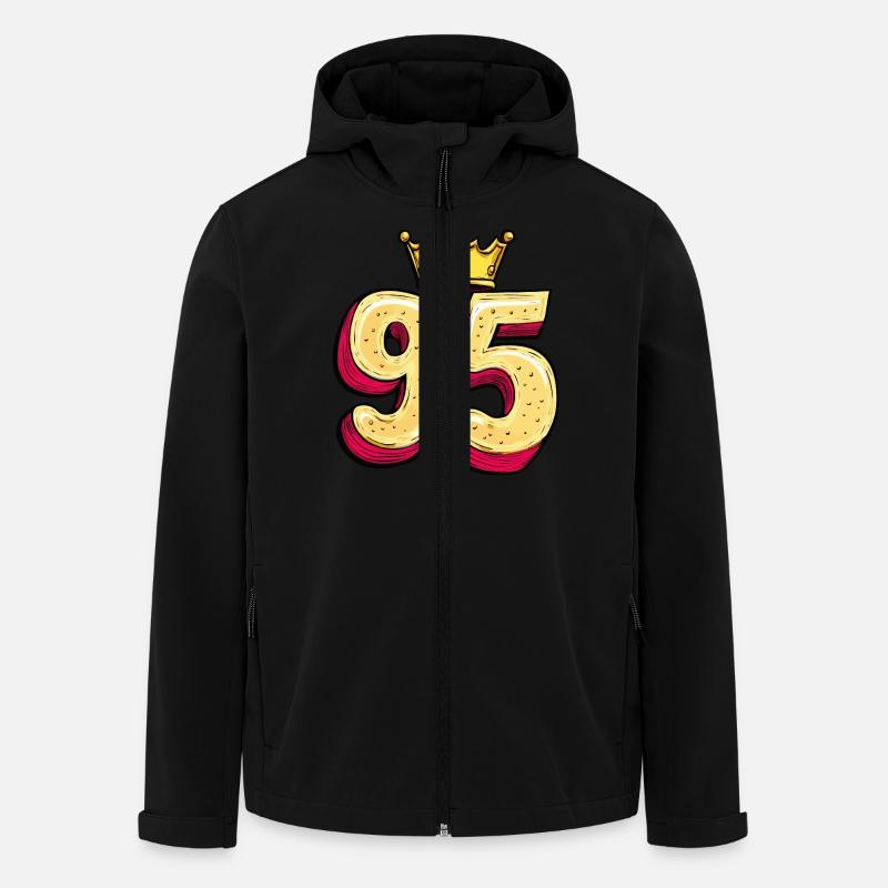 95 Number Crown - Men’s Recycled Softshell Jacket by Stanley/Stella - black