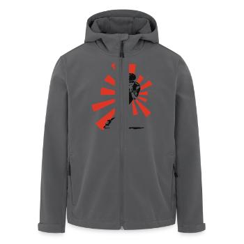 Speed Skater - Recycelte Männer Softshell-Jacke von Stanley/Stella - Schwarz - Vorne - AI Model Male 185 light (185cm)