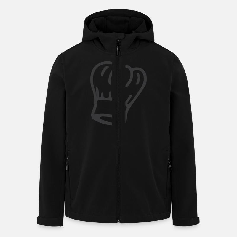 Kochmütze - Recycelte Männer Softshell-Jacke von Stanley/Stella - Schwarz