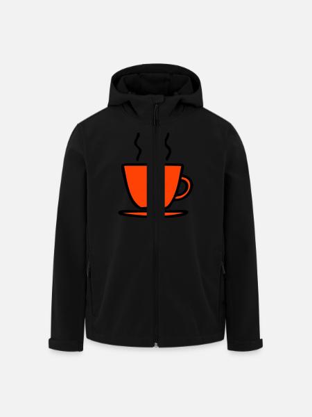 Tasse - Recycelte Männer Softshell-Jacke von Stanley/Stella - Schwarz