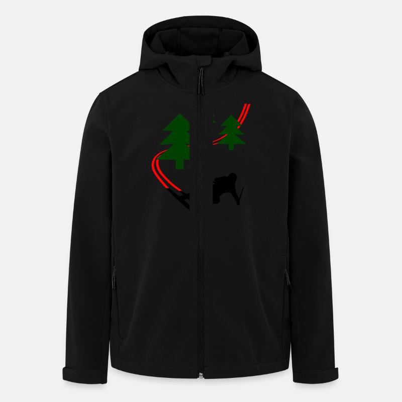 ski - Veste softshell homme en polyester recyclé Stanley/Stella - noir