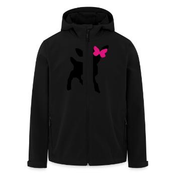 Sweet Dear [friswit.nl] - Recycelte Männer Softshell-Jacke von Stanley/Stella - Schwarz - Vorne - AI Model Male 185 light (185cm)