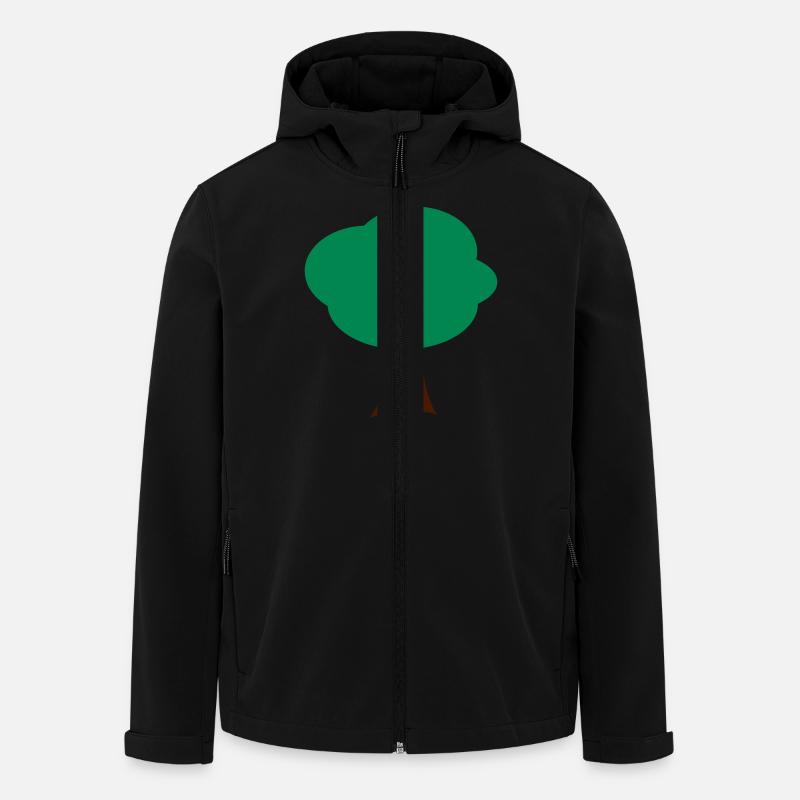 L'arbre, les arbres - Veste softshell homme en polyester recyclé Stanley/Stella - noir