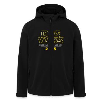 DAS WARS - Cooles Abi '25 Motto Shirt, Abitur 2025 - Veste softshell homme en polyester recyclé Stanley/Stella - noir - Devant - AI Model Male 185 light (185cm)