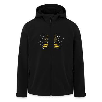 DAS WARS - Cooles Abi '25 Motto Shirt, Abitur 2025 - Veste softshell homme en polyester recyclé Stanley/Stella - noir - Devant - AI Model Male 185 light (185cm)