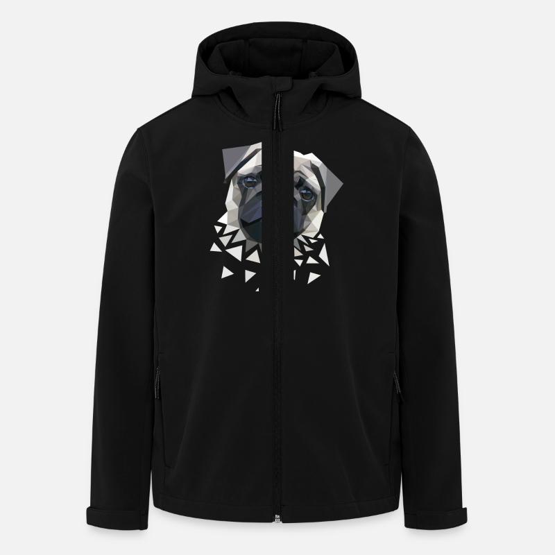 Mops - Men’s Recycled Softshell Jacket by Stanley/Stella - black