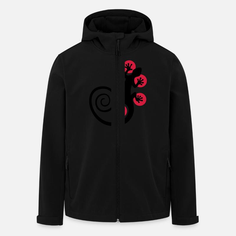 HOT SPOT GECKO - Recycelte Männer Softshell-Jacke von Stanley/Stella - Schwarz