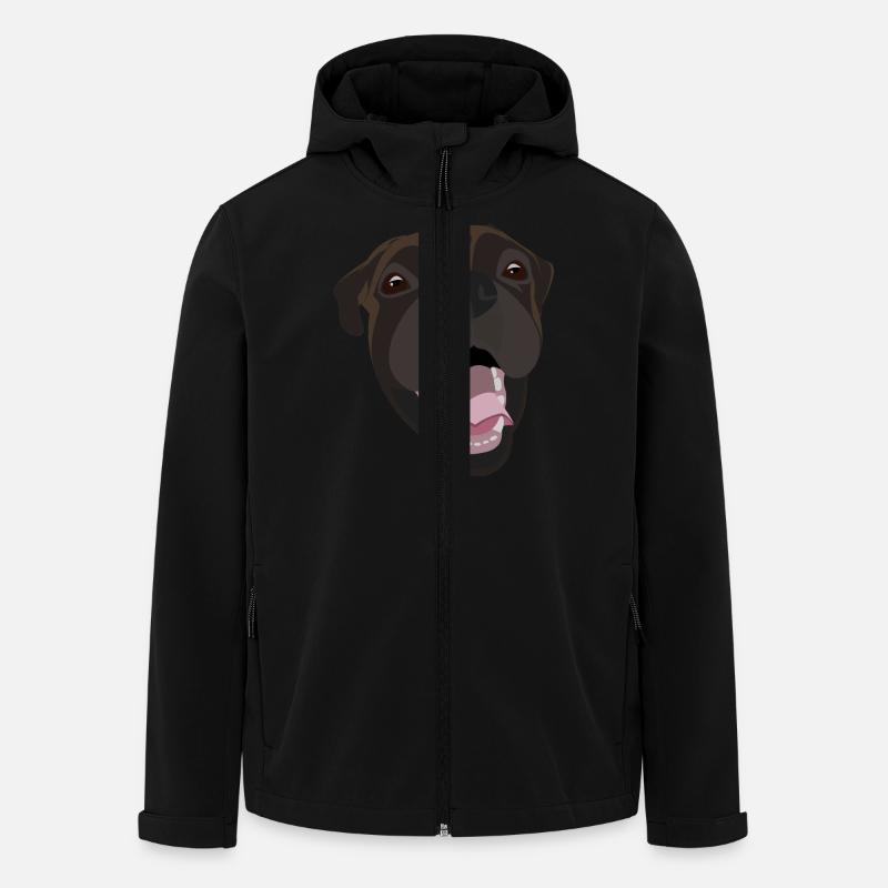 Boxer - Men’s Recycled Softshell Jacket by Stanley/Stella - black