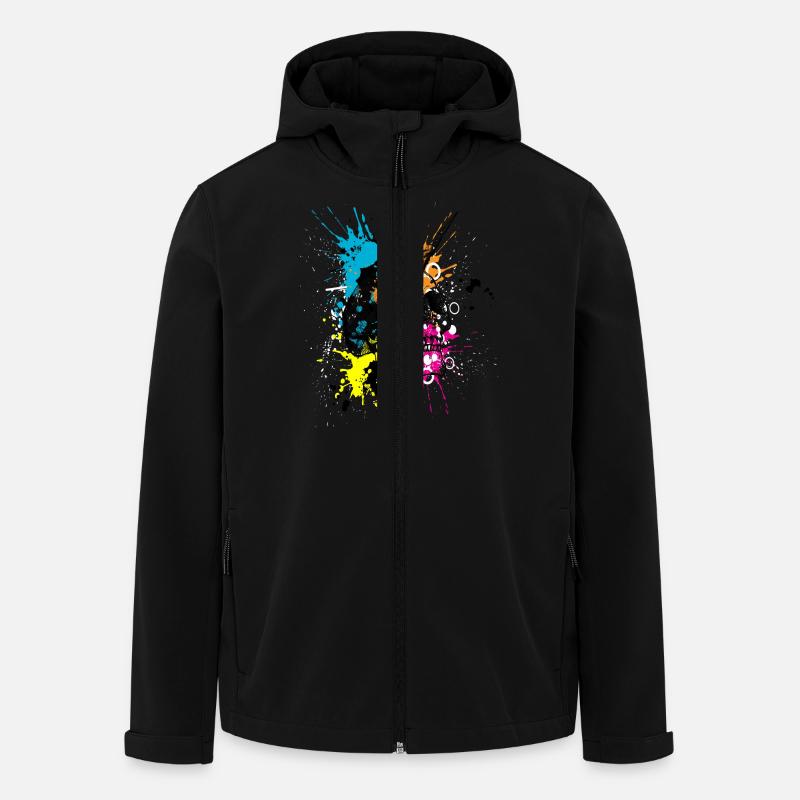 Unicorn Skull - Recycelte Männer Softshell-Jacke von Stanley/Stella - Schwarz