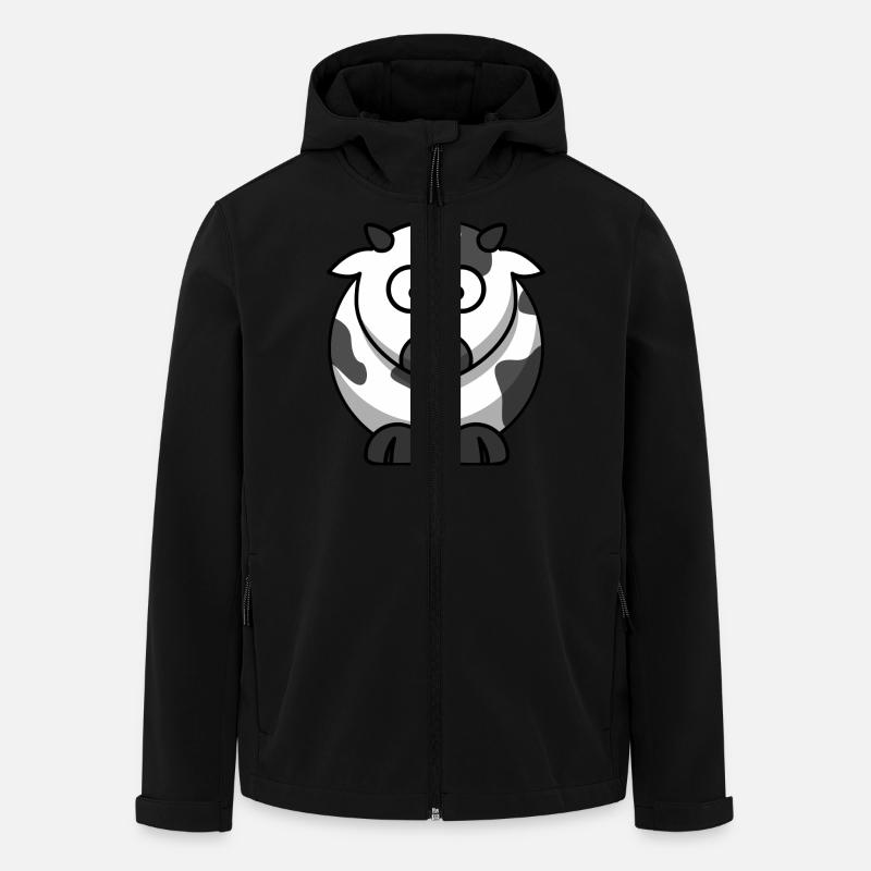 cow118 - Veste softshell homme en polyester recyclé Stanley/Stella - noir