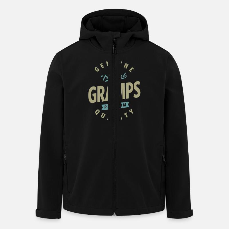 Genuine Gramps - Men’s Recycled Softshell Jacket by Stanley/Stella - black