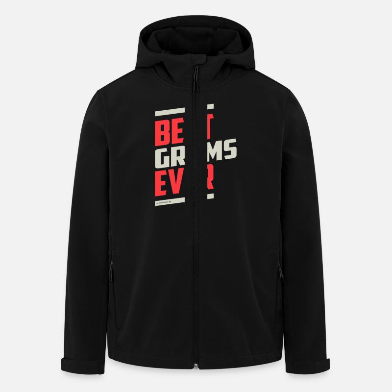 Best Grams - Men’s Recycled Softshell Jacket by Stanley/Stella - black