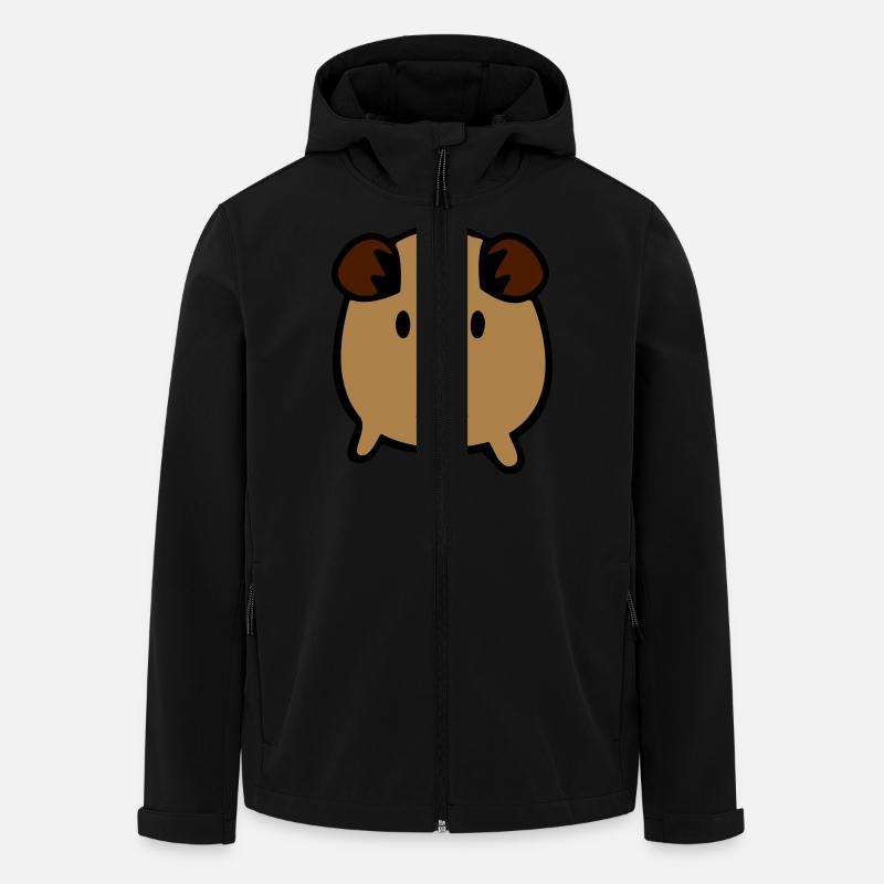 guinea pig - Men’s Recycled Softshell Jacket by Stanley/Stella - black