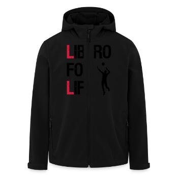 Libero pour la vie - Veste softshell homme en polyester recyclé Stanley/Stella - noir - Devant - AI Model Male 185 light (185cm)