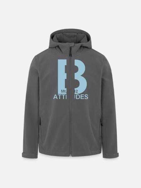 beatitudes - Veste softshell homme en polyester recyclé Stanley/Stella - noir