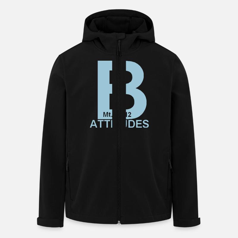 beatitudes - Veste softshell homme en polyester recyclé Stanley/Stella - noir