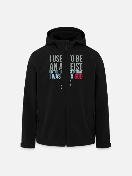 sex god - Men’s Recycled Softshell Jacket by Stanley/Stella - black