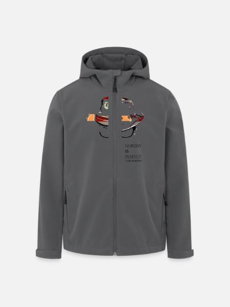 nobodyshirt - Recycelte Männer Softshell-Jacke von Stanley/Stella - Schwarz