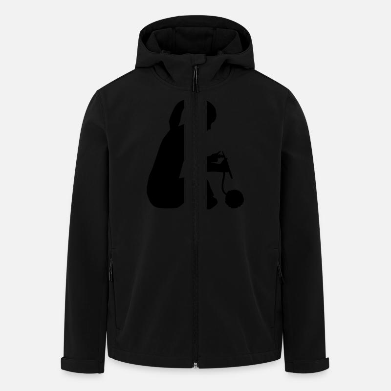 Tricoter - Veste softshell homme en polyester recyclé Stanley/Stella - noir
