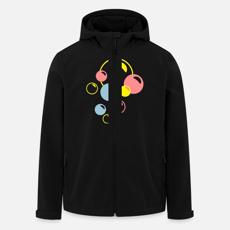 seifenblasen - Recycelte Männer Softshell-Jacke von Stanley/Stella - Schwarz