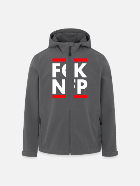 Fck nfp - Men’s Recycled Softshell Jacket by Stanley/Stella - black