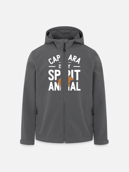 Capybara - Men’s Recycled Softshell Jacket by Stanley/Stella - black