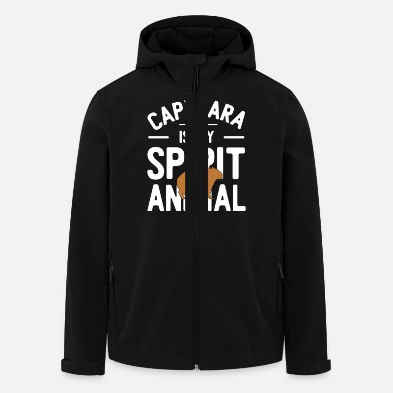 Capybara - Veste softshell homme en polyester recyclé Stanley/Stella - noir