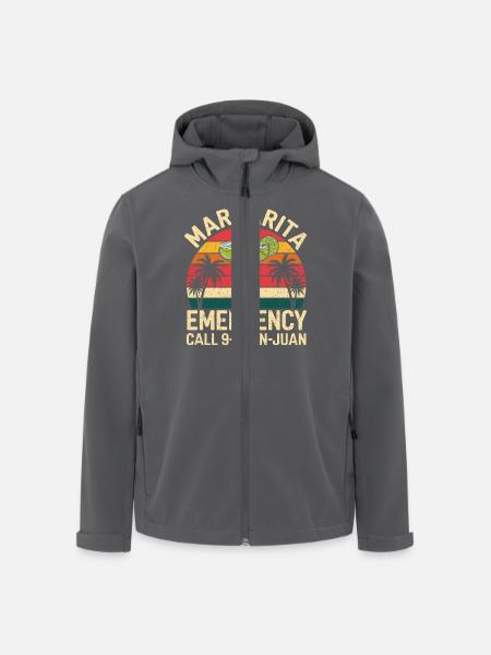 Fun cocktail saying - Men’s Recycled Softshell Jacket by Stanley/Stella - black