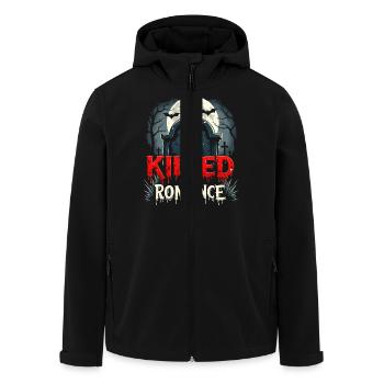 Les médias sociaux ont tué la romance - Veste softshell homme en polyester recyclé Stanley/Stella - noir - Devant - AI Model Male 185 light (185cm)