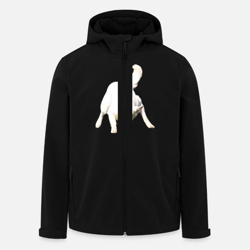Attraper le ballon - Veste softshell homme en polyester recyclé Stanley/Stella - noir