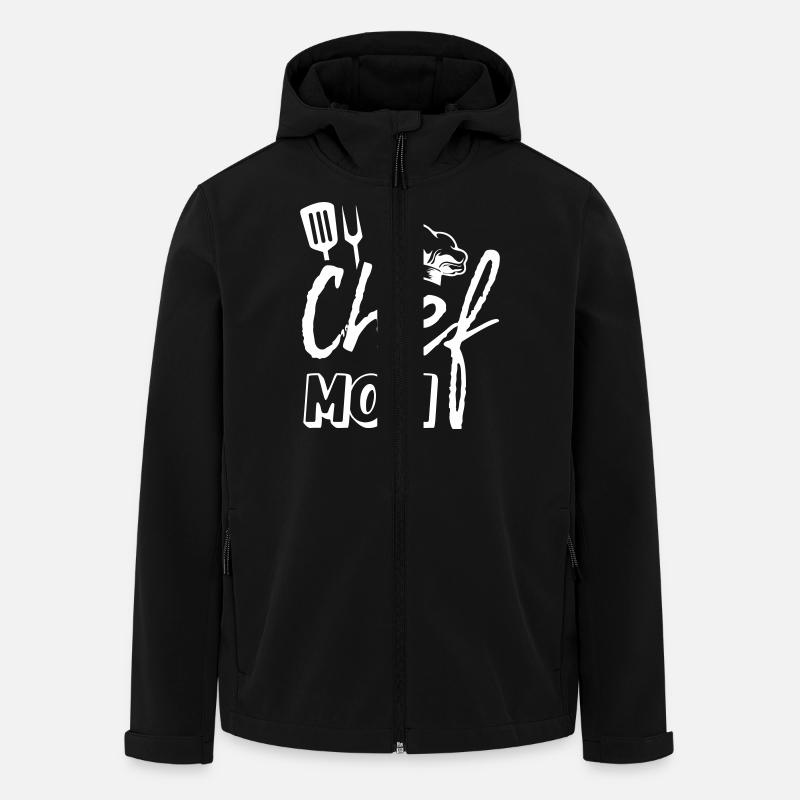 Chef Mom - Recycelte Männer Softshell-Jacke von Stanley/Stella - Schwarz