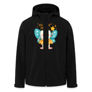 Ich bin die Zahnfee Kostüm - Karneval Fasching - Recycelte Männer Softshell-Jacke von Stanley/Stella - Schwarz - Vorne - AI Model Male 185 light (185cm)