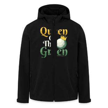 Queen Of The Green Golf Golfer - Recycelte Männer Softshell-Jacke von Stanley/Stella - Schwarz - Vorne - AI Model Male 185 light (185cm)