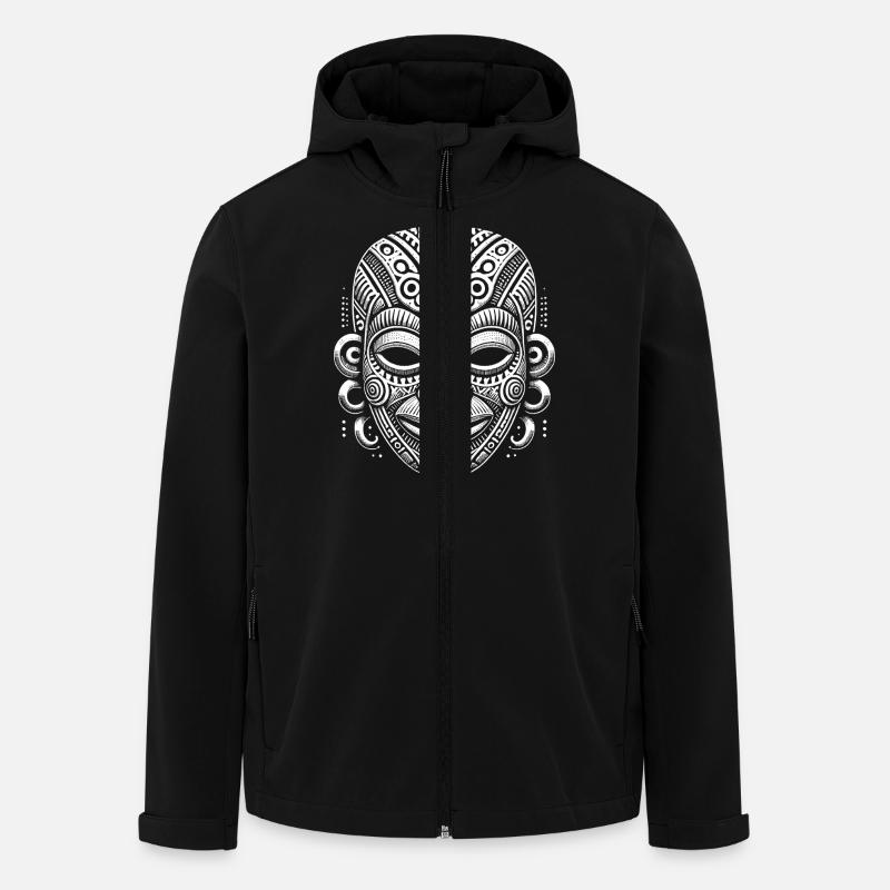 Mask - Men’s Recycled Softshell Jacket by Stanley/Stella - black