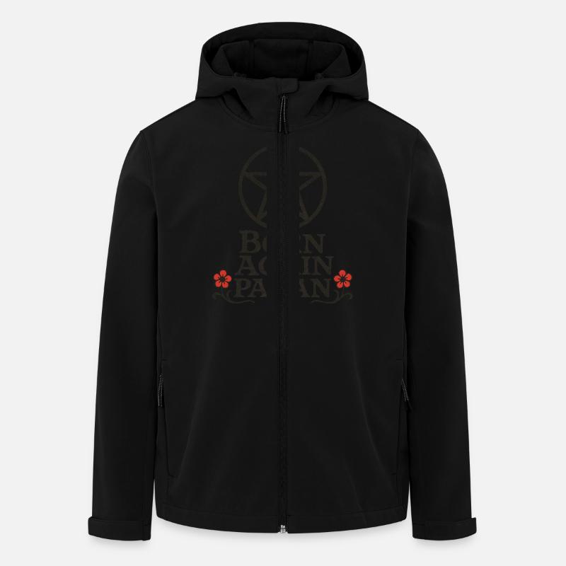 Wiedergeborener Heide - Recycelte Männer Softshell-Jacke von Stanley/Stella - Schwarz
