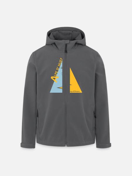 Alpe d'Huez - Recycelte Männer Softshell-Jacke von Stanley/Stella - Schwarz