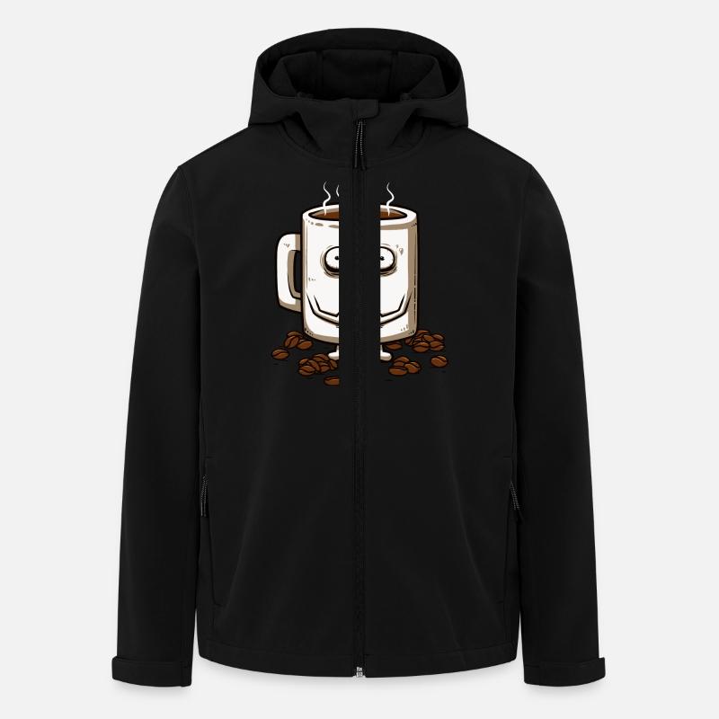 Not even tired - Recycelte Männer Softshell-Jacke von Stanley/Stella - Schwarz