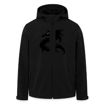 tatouage de fantaisie de dragon - Veste softshell homme en polyester recyclé Stanley/Stella - noir - Devant - AI Model Male 185 light (185cm)