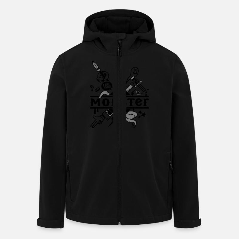 sample - Recycelte Männer Softshell-Jacke von Stanley/Stella - Schwarz