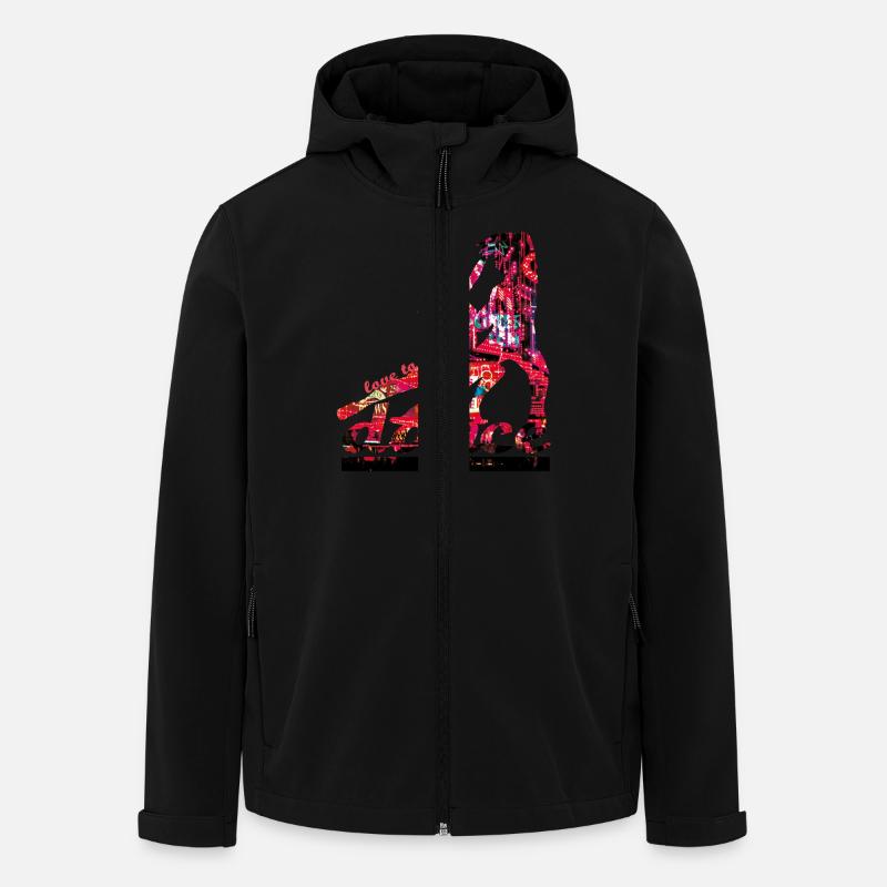 l'amour de la danse - Veste softshell homme en polyester recyclé Stanley/Stella - noir