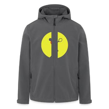 tennis_player_022013_a_3c - Veste softshell homme en polyester recyclé Stanley/Stella - noir - Devant - AI Model Male 185 light (185cm)