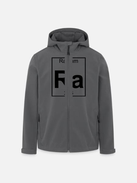 Radium (Ra) (element 88) - Men’s Recycled Softshell Jacket by Stanley/Stella - black