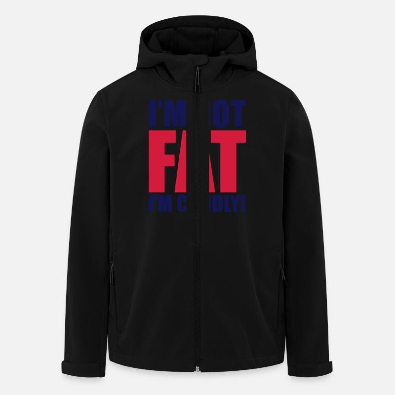 Fat - Recycelte Männer Softshell-Jacke von Stanley/Stella - Schwarz