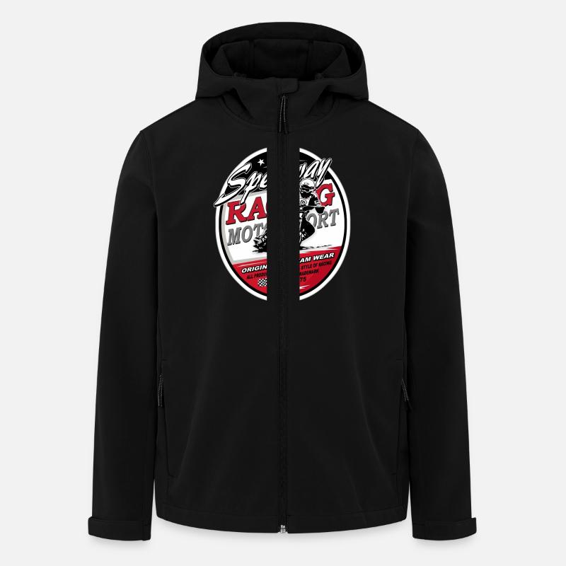 Speedway Racing_AAA - Veste softshell homme en polyester recyclé Stanley/Stella - noir