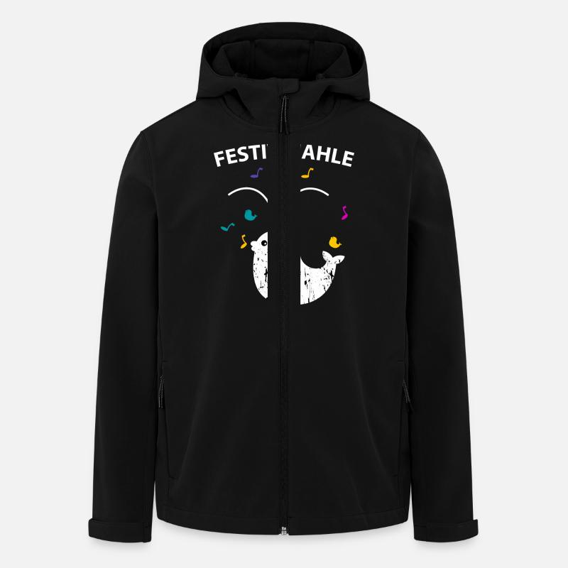 Festiwhale - Veste softshell homme en polyester recyclé Stanley/Stella - noir