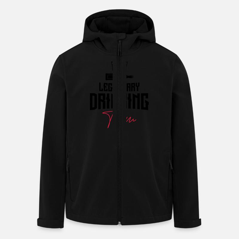 drinking team legendary shots - Men’s Recycled Softshell Jacket by Stanley/Stella - black