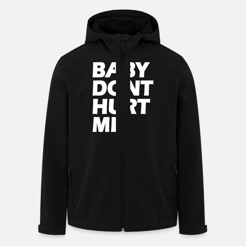Baby dont hurt me - Men’s Recycled Softshell Jacket by Stanley/Stella - black