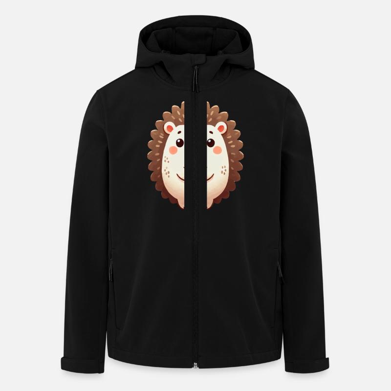 Hérisson - Veste softshell homme en polyester recyclé Stanley/Stella - noir